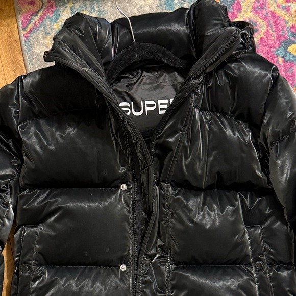 Aritzia Jackets & Blazers - Aritzia Glossy Black Puffer Jacket